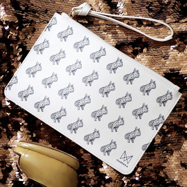 Animal Design Vegan Leather Clutch Bags / Make up Bag