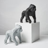 Gorilla Geometric sculpture - Midnight Black