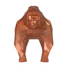 Gorilla Geometric sculpture - Gus in Metallic Copper