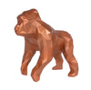 Gorilla Geometric sculpture - Gus in Metallic Copper