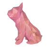 French Bulldog Geometric sculpture - Frank in Fondant Pink - New Colour ***