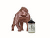 Geometric Gorilla Candle Handmade Natural Wax