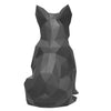 French Bulldog Geometric Sculpture - Diamond Black * New Colour*