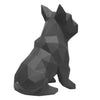 French Bulldog Geometric Sculpture - Diamond Black * New Colour*