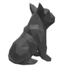 French Bulldog Geometric Sculpture - Diamond Black * New Colour*
