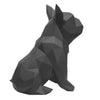French Bulldog Geometric Sculpture - Diamond Black * New Colour*