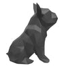 French Bulldog Geometric Sculpture - Diamond Black * New Colour*