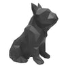 French Bulldog Geometric Sculpture - Diamond Black * New Colour*