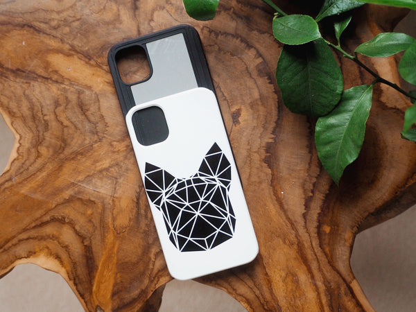 Phone Case and Card holder - Dog Design - Frank