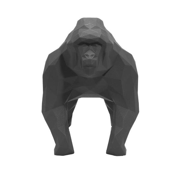 Gorilla Geometric Sculpture - Gus in Black