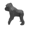 Gorilla Geometric Sculpture - Gus in Black