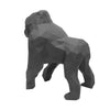 Gorilla Geometric Sculpture - Gus in Black