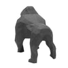 Gorilla Geometric Sculpture - Gus in Black
