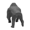 Gorilla Geometric Sculpture - Gus in Black