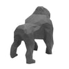 Gorilla Geometric Sculpture - Gus in Black