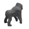 Gorilla Geometric Sculpture - Gus in Black