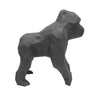Gorilla Geometric Sculpture - Gus in Black
