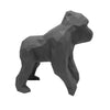 Gorilla Geometric Sculpture - Gus in Black