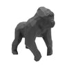 Gorilla Geometric Sculpture - Gus in Black