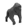Gorilla Geometric Sculpture - Gus in Black