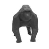 Gorilla Geometric Sculpture - Gus in Black