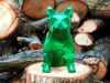 French Bulldog Geometric sculpture - Metallic Green ** New colour**