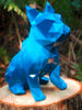 French Bulldog Geometric Sculpture - Blue Azzuro * New Colour*