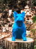 French Bulldog Geometric Sculpture - Blue Azzuro * New Colour*