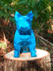 French Bulldog Geometric Sculpture - Blue Azzuro * New Colour*
