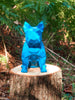 French Bulldog Geometric Sculpture - Blue Azzuro * New Colour*