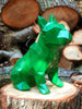French Bulldog Geometric sculpture - Metallic Green ** New colour**