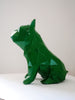 French Bulldog Geometric sculpture - Metallic Green ** New colour**