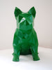 French Bulldog Geometric sculpture - Metallic Green ** New colour**