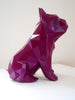 French Bulldog Geometric Sculpture - Metallic purple ** New Colour**