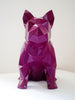 French Bulldog Geometric Sculpture - Metallic purple ** New Colour**