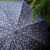 Singapore Raindrops Umbrella - Navy with Cream