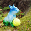 Geometric Dog Sculpture - Tennis Lovers