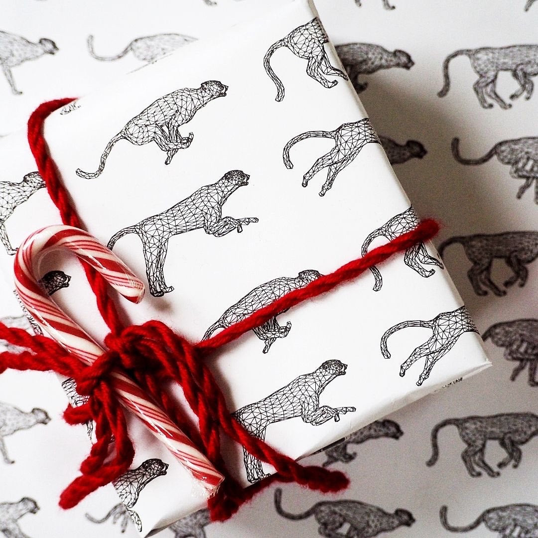 Cheetah Print Gift Wrap